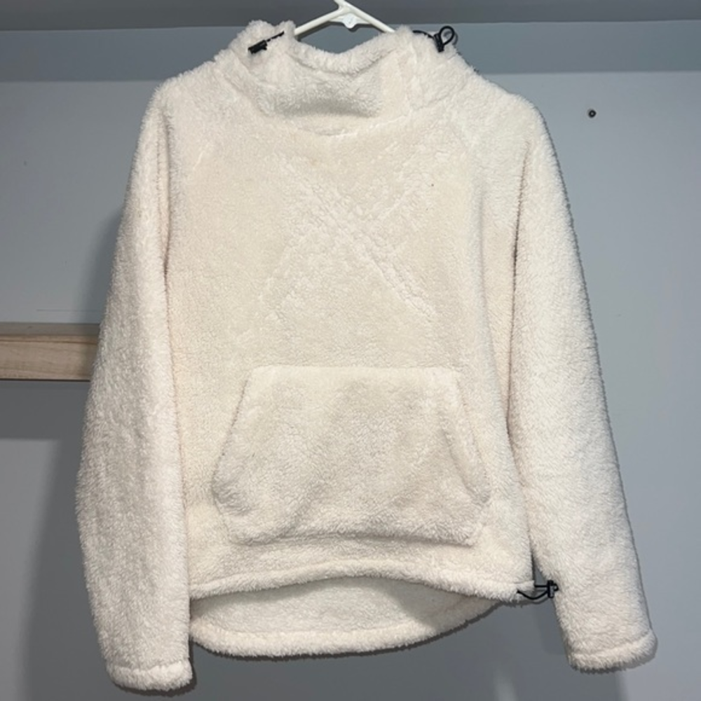 Victoria’s Secret pink white Sherpa hoodie